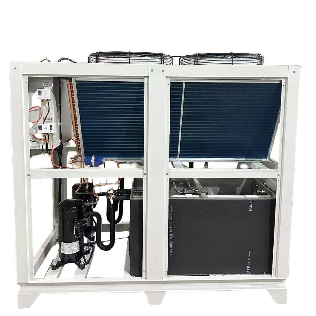 máy làm lạnh công nghiệp làm mát bằng không khí 15HP Máy làm lạnh Sunton có bình chứa