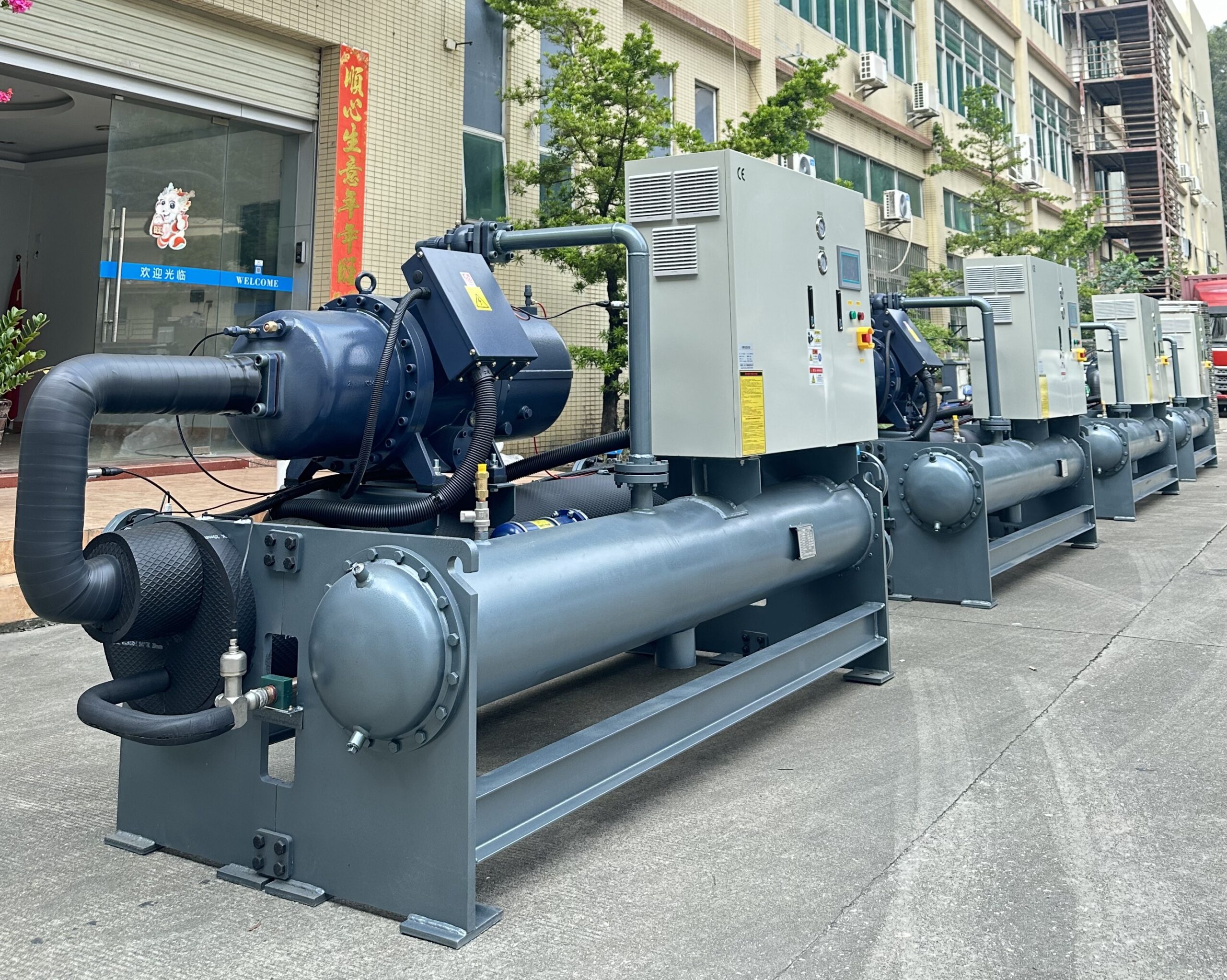 pendingin industri sekrup berpendingin air